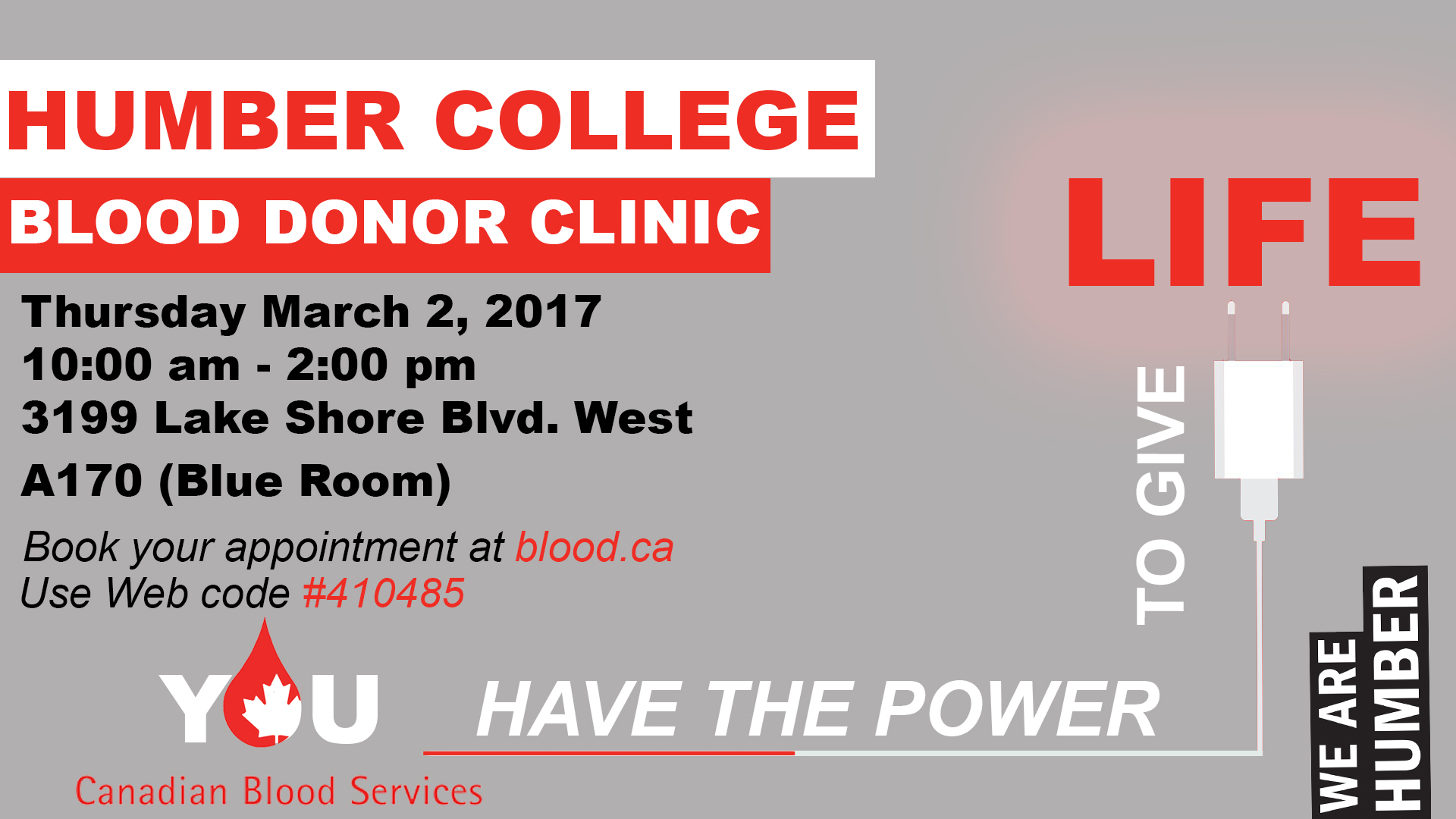 Blood Donor Clinic | Humber Communiqué